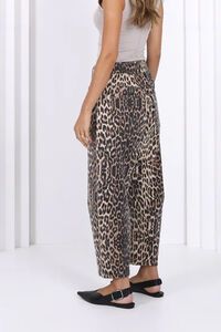 Monaco Leopard Leo Barrel Jeans