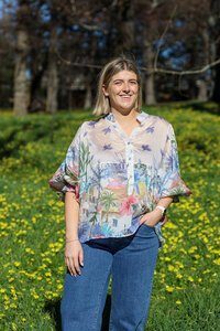 Wednesday Lulu Puff Sleeve Blouse