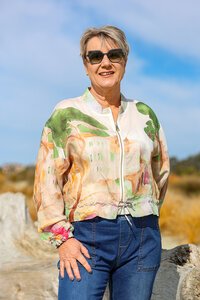 Wednesday Lulu Tie Waist Bomber Jacket