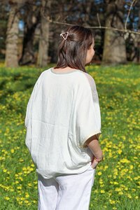 Wednesday Lulu Lace Front Top