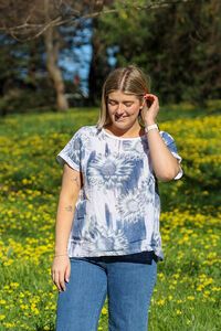 Wednesday Lulu Sunflower Linen Top