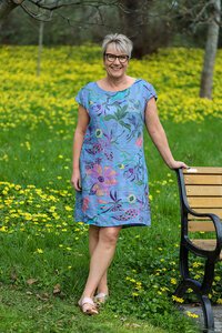 Wednesday Lulu Rib Panel Dress