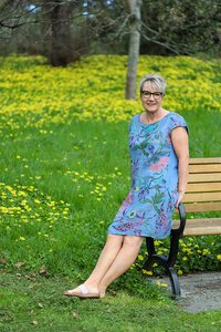 Wednesday Lulu Rib Panel Dress