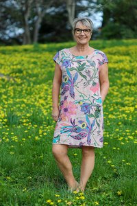 Wednesday Lulu Rib Panel Dress