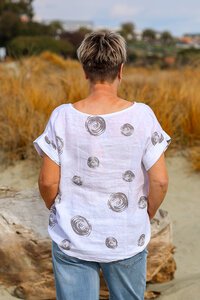 Wednesday Lulu Swirl Top