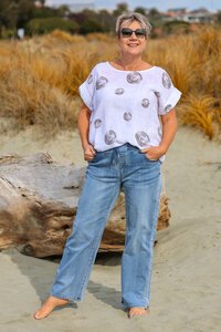 Wednesday Lulu Swirl Top