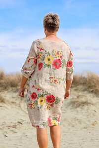 Wednesday Lulu Rib Panel LS Cocoon Dress