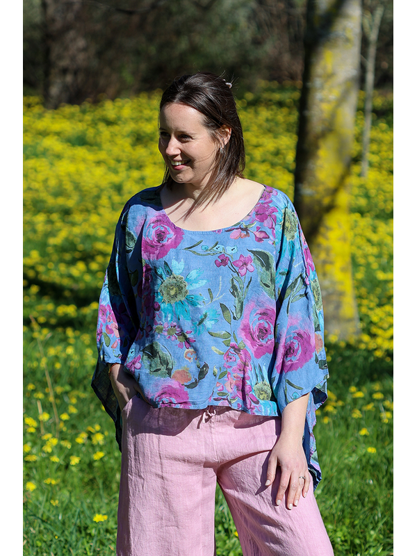 Wednesday Lulu Floral Layer Top