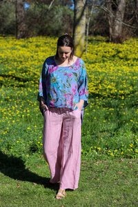 Wednesday Lulu Floral Layer Top