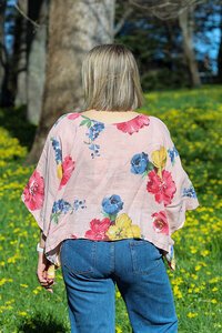 Wednesday Lulu Floral Layer Top
