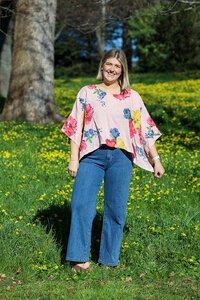 Wednesday Lulu Floral Layer Top