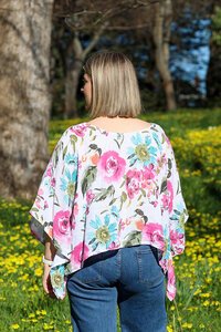 Wednesday Lulu Floral Layer Top