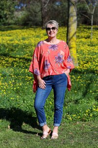 Wednesday Lulu Floral Layer Top