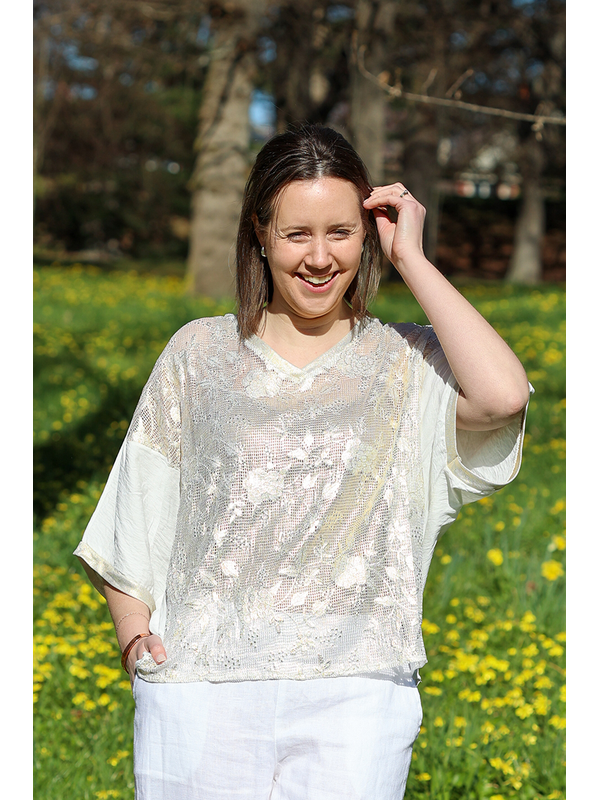 Wednesday Lulu Lace Front Top