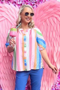 Threadz Lucy Stripe Top