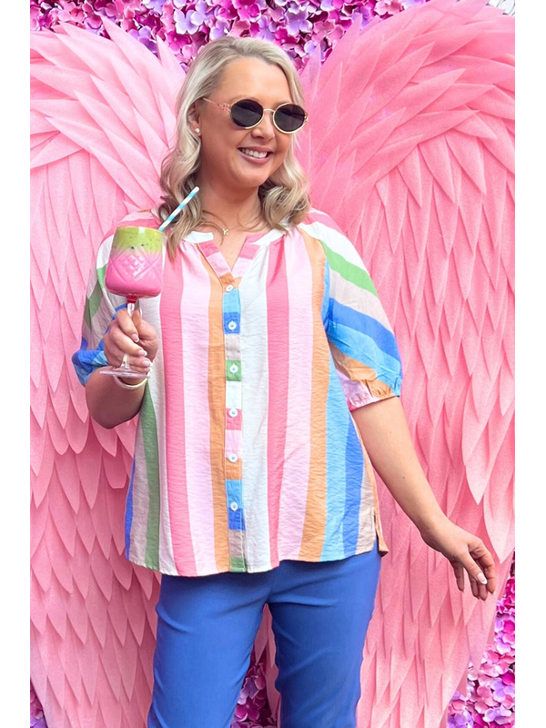 Threadz Lucy Stripe Top