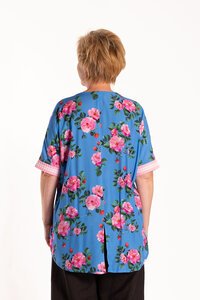 Jellicoe Persian Blue Relaxed Top
