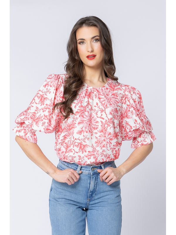 Seeking Lola Hibiscus Magnificent Top