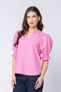 Seeking Lola Bubblegum Relaxed Butterfly Top