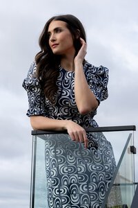 Seeking Lola Arch Sunset Dress