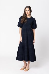 Seeking Lola Carefree Smock Midi Dress