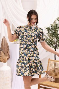 Seeking Lola Midnight Bouquet Impressionable Dress