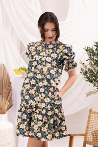 Seeking Lola Midnight Bouquet Impressionable Dress