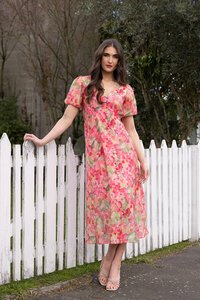 Seeking Lola Canvas Bloom Cheerful Dress