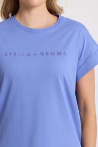 Stella + Gemma Cornflower Cuff Tee