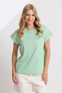 Stella + Gemma Mint Cuff Tee