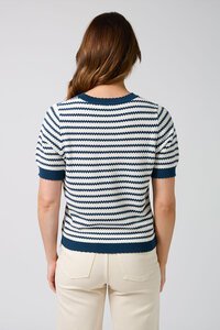 Stella + Gemma Charly Navy Stripe Top