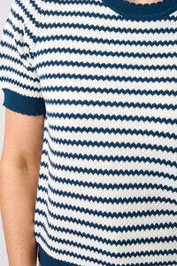 Stella + Gemma Charly Navy Stripe Top