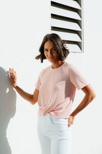 Et Alia Stripe Twist Tee