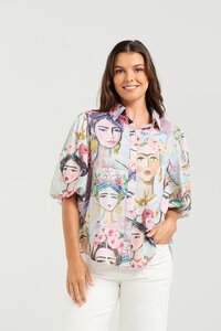 Nmbr Rose Frida Jojoba Top