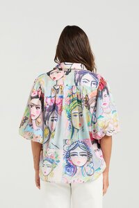 Nmbr Rose Frida Jojoba Top