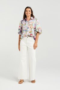 Nmbr Rose Frida Jojoba Top