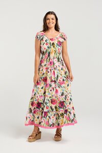 Nmbr Rose Jazz Maxi Dress