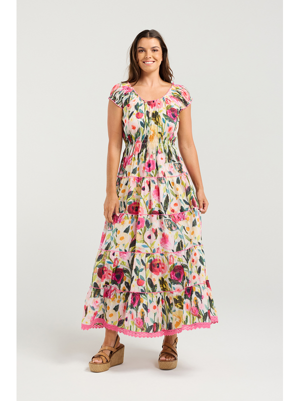 Nmbr Rose Jazz Maxi Dress