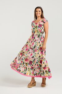 Nmbr Rose Jazz Maxi Dress