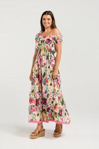 Nmbr Rose Jazz Maxi Dress