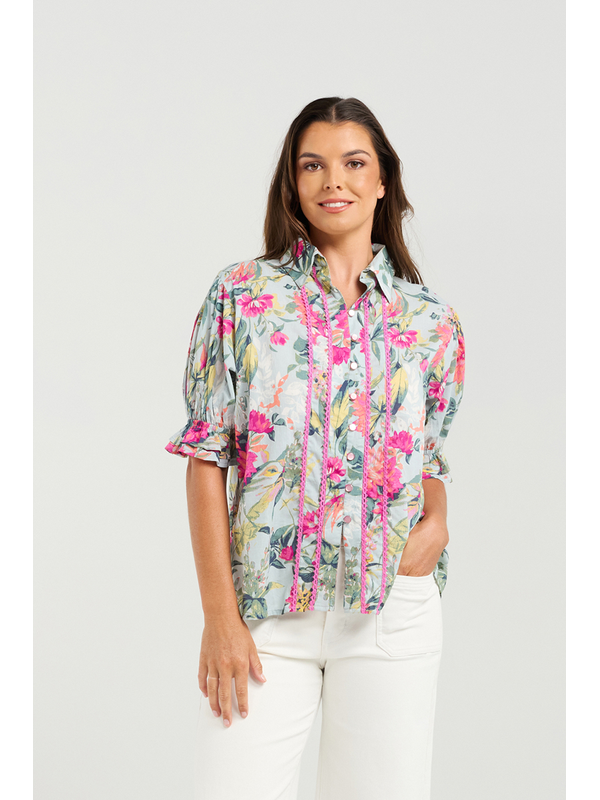 Nmbr Rose Azelea Bossa Top