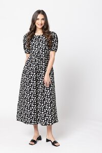 Leila + Luca Charlotte Daisy Lime Dress