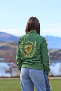 Moss Crest Bomber Jacket
