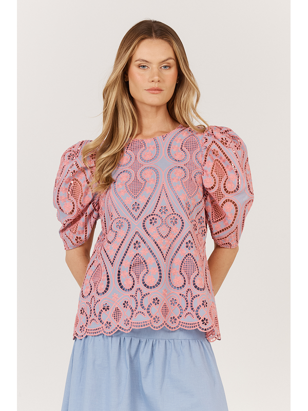 Fate + Becker Blanca Top