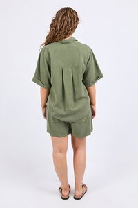 Elm Bliss Washed Shirt Clover