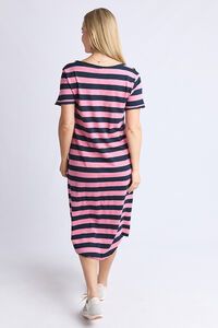 Elm Maeve Midi Stripe Dress