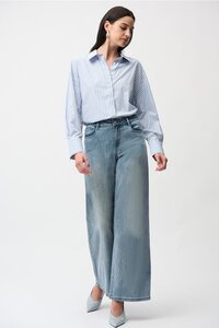 Joseph Ribkoff Goldie Classic Wide-Leg Stretch Jeans