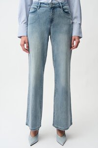 Joseph Ribkoff Goldie Classic Wide-Leg Stretch Jeans