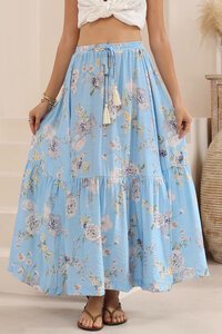 Iris Maxi Floral Maxi Skirt