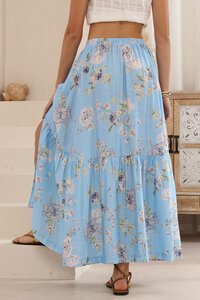 Iris Maxi Floral Maxi Skirt